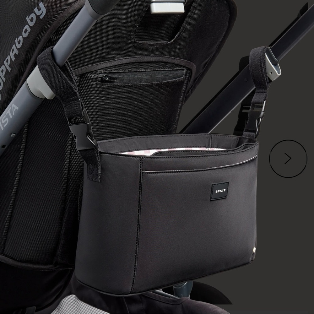 STATE Black Stroller Bag
